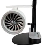 Turbofan Jet Engine Model with Red Light & Atomization